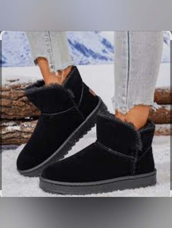 Shoes - Classic Cozy Ankle Boot - Black